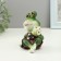 Figure "Frog with chamomile" 7x9.5x11.5cm