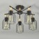 Ceiling lamp 5x60W E27, size 50x50x31 cm