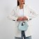 Bag Women's Baget with a zipper, blue color