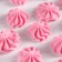 Mashless pink sugar konfinetta for decor of cupcakes, cake, cakes and drinks, 30 g.