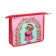 Folder for notebooks A5, 245 x 195 x 50 mm, zipper from above, to 61shk5, "owl" (voluminous 3D risun with sparkles), laminated cardboard/textiles