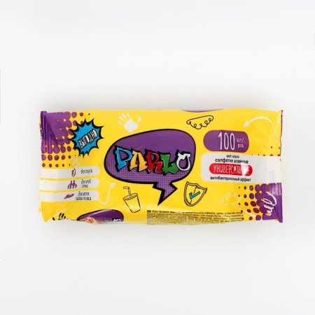 Wet Parlo napkins, universal, for the whole family, 100 pcs.