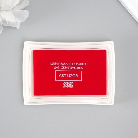 Stamping pillow "Red" 7.7x5.2x1.8 cm