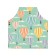 Apron kitchen with a photo print "Rainbow balloons", adjustable, size OS