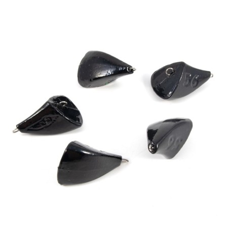 Cargo of a bullet-exentric stained collapsible Yaman 5 pcs., 56 g, black
