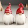 Polystone souvenir "Dwarf in red cap" MIX 6x6.5x14.5 cm