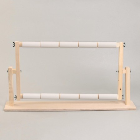 Stuls-frame for embroidery, 30 × 50 cm, with stand, color light wood-3
