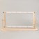 Stuls-frame for embroidery, 30 × 50 cm, with stand, color light wood