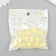 Beads for creativity plastic "yellow" glossy set 30 g d = 1.6 cm