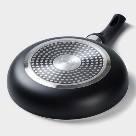 Field frying pan Basic, D = 22 cm, plastic handle, anti -stick coating, induction, black color-4