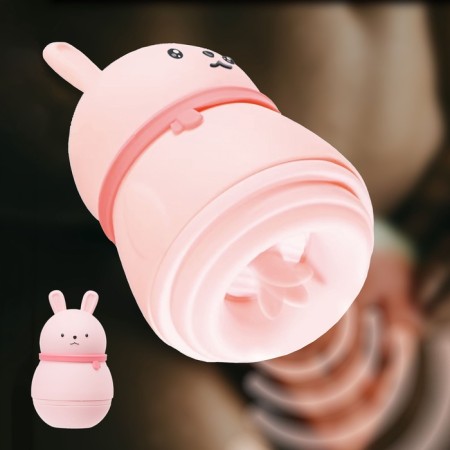 Rabbit's wave clitoris stimulator, 12 modes, battery, USB ZU, pink