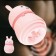 Rabbit's wave clitoris stimulator, 12 modes, battery, USB ZU, pink