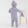 Combineson Children's Knitted Minaku, height 68-74, gray-blue color