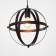 Bayerlux lamp "Laterna" 1xe27 40W black 33x33x100 cm.