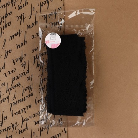 Capricon lace, 40 mm × 10 ± 1 m, black color-3