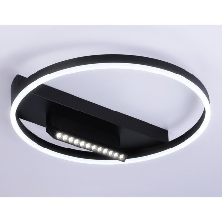 LED ceiling LED Ambrella Light, Linetech, FL51458, LED, 60 W, 4500LUM, 3000-6400K, black color black-2