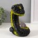 New Year's piggy bank "Mini gummi" 12x12x17 cm, black and green