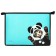 A4, 325 x 230 x 55 mm, zipper on the top, plastic, PM-A4-29 Calligrata "Cat Panda"