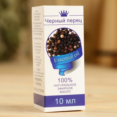 Essential oil "Black Pepper", a bottle-boiler, annotation, 10 ml-2