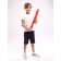 Wooden sword "Vakazashi", in a sheath, red color, beech