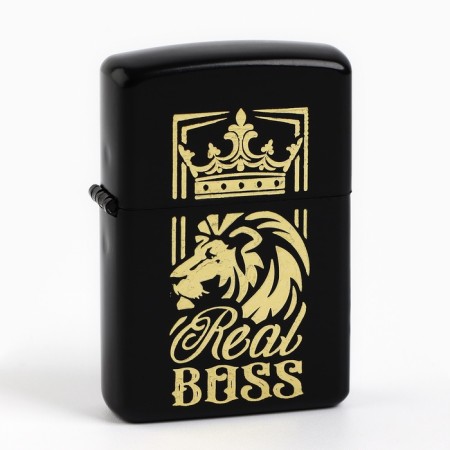 Boss lighter "Real Boss", 5.5 x 3.5 cm.-1