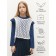 Knitted children's vests Amarobaby Mesh, height 146 cm, white color