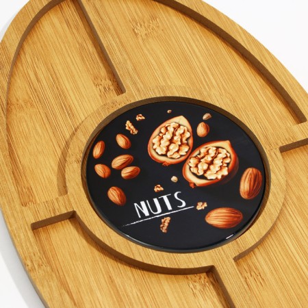 Wooden Mengitsa Nuts, 21.8 x 35 cm-6