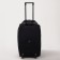 Road bag on wheels, a lightning department, with an increase, 2 outer pockets, a long belt, black color