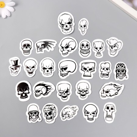 Stickers Stickers for Scrapbooking "Skull" 9-354