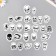 Stickers Stickers for Scrapbooking "Skull" 9-354