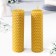 A set of candles from honey wax, 12 cm, 2 pcs