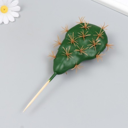 Artificial plant for creativity "Cactus Option" 13.5x7 cm long 20 cm-2
