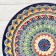 Largan Rishtan ceramics "Patterns", 31 cm, blue