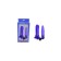 Replaceable double nozzle for Diva, TPR, Violet color, 16 cm