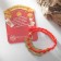 Bracelet-reinforcing “red thread” five coins, color black gold, 20 cm
