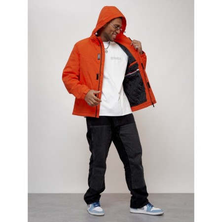 Sports male jacket, size 56, orange color-10