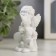 Polystone souvenir "Snowty Angel with Heart" mix 7.7x5x3.7 cm