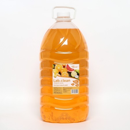 Liquid soap pale yellow citrus paradise, 5 liters