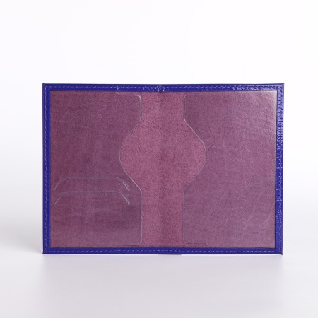 Passport cover, purple color-4