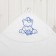 Children's corner for a boy, size 90x90 cm, white color