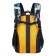 Youth backpack 43 x 29 x 18 cm, ergonomic back, Across 155, black/green 155-13