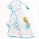 Children's raincoat, size m, 100-110 cm, cold heart