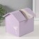 Casket to the leatherette for decorations House "Bunny" Lilac 16.5x19x16.5 cm