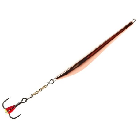 Vertical Winter Lucky John Double Blade with a chain and a tee, 6.5 cm cs blister-2