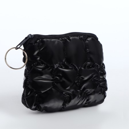 Women's wallet with lightning, black color-1