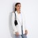 Bag Women's Baget with a zipper, black color