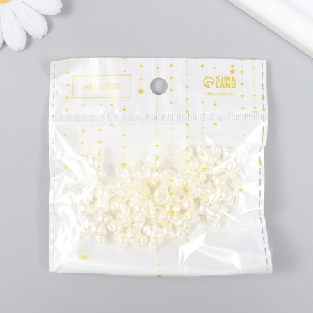 Beads for creativity plastic "Bear Pearl" set 25 pcs 0.6x1.2x1.4 cm-3