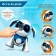 Robot dog “Chappi” IQ Bot, interactive: touch, light, sound, musical, dancing, on the battery, in Russian, blue