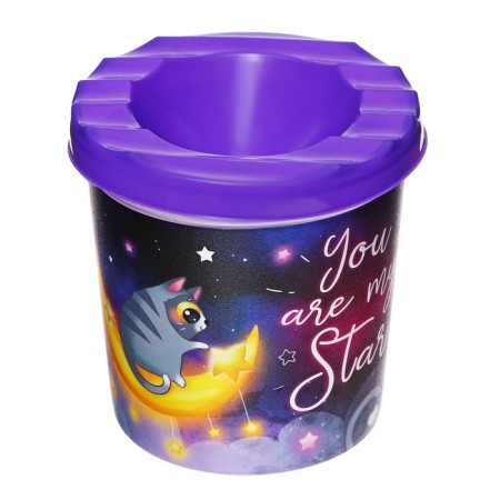 Small non -member of a single 210ml Calligrata "Fluff", with a pattern-1