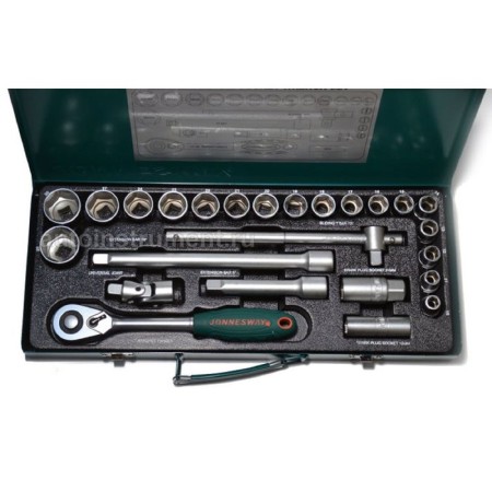 Set of end heads Jonnesway S04H4125S, 25 items